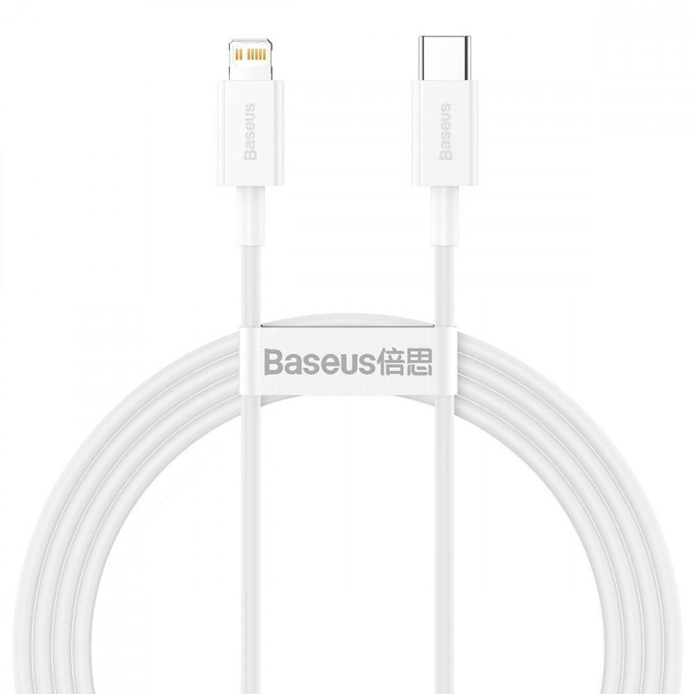 Кабель Baseus Superior Series Fast Charging Type-C to Lightning PD 20W (1.5m) white