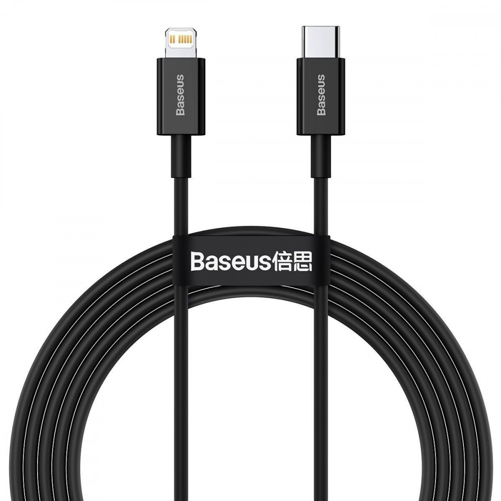 Кабель Baseus Superior Series Fast Charging Type-C to Lightning PD 20W (1m) black