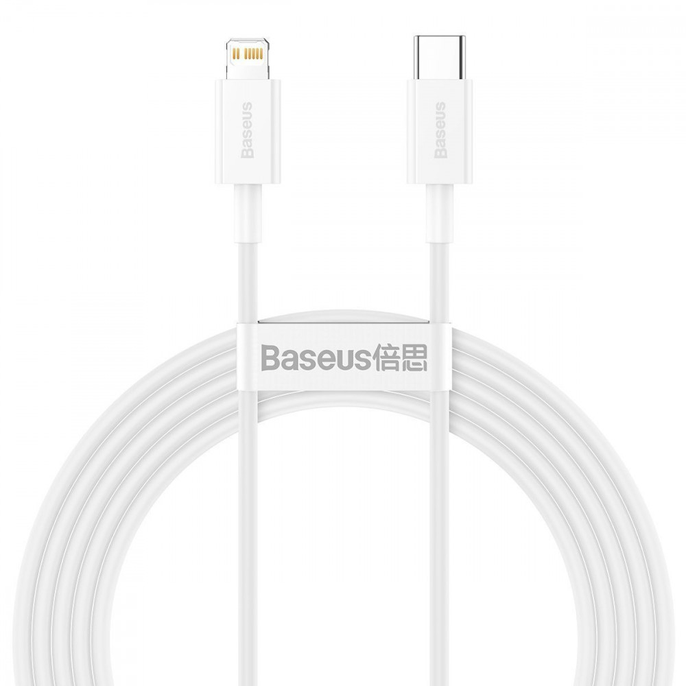 Кабель Baseus Superior Series Fast Charging Type-C to Lightning PD 20W (2m) white