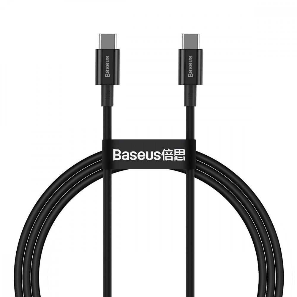 Кабель Baseus Superior Series Fast Charging Type-C to Type-C PD 100W (1m) black