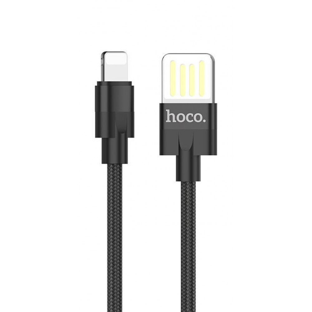 Кабель Hoco U55 Outstanding Lightning (1.2m) red