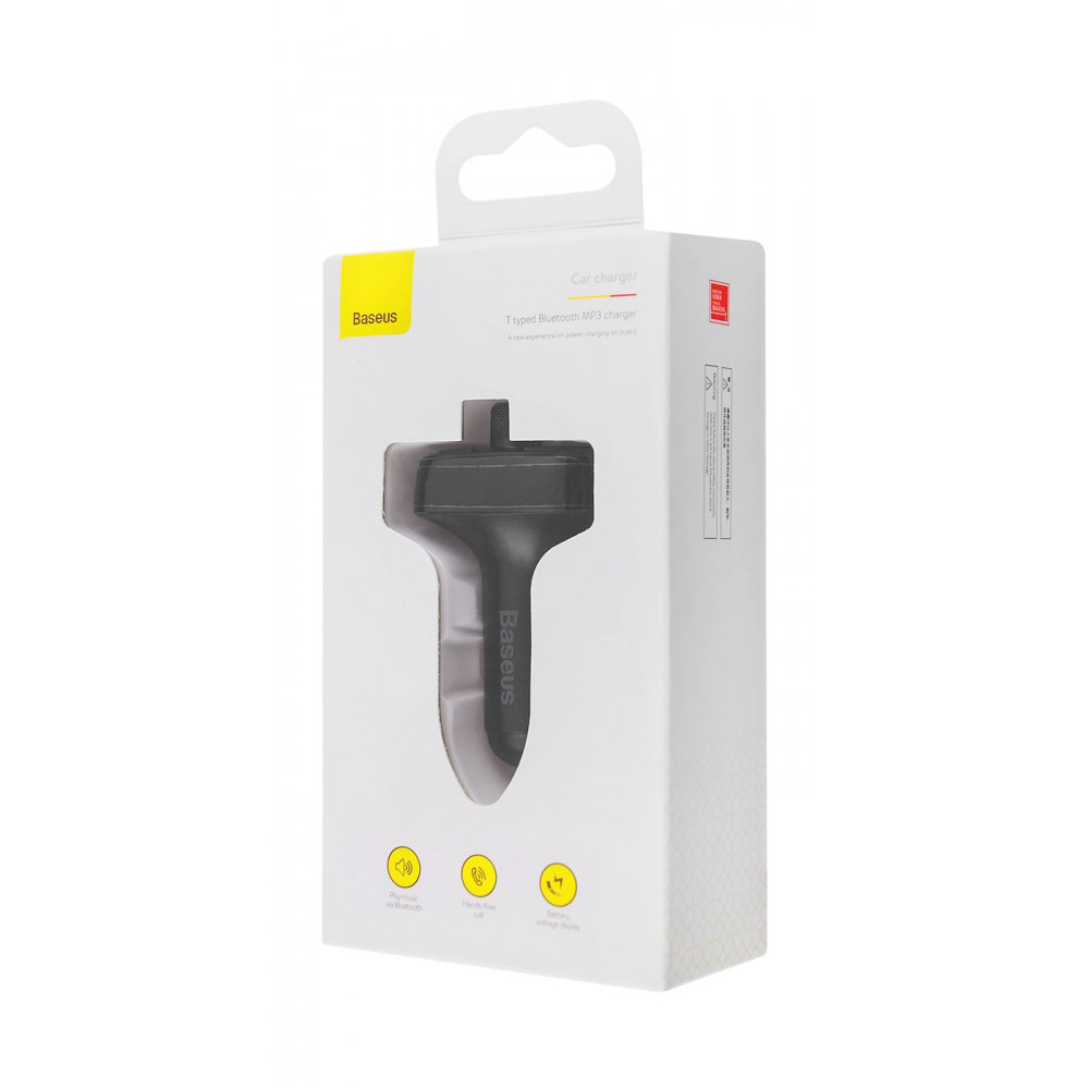 АЗП Baseus FM Launcher S-09 Overseas Edition 2xUSB (3.4А) black