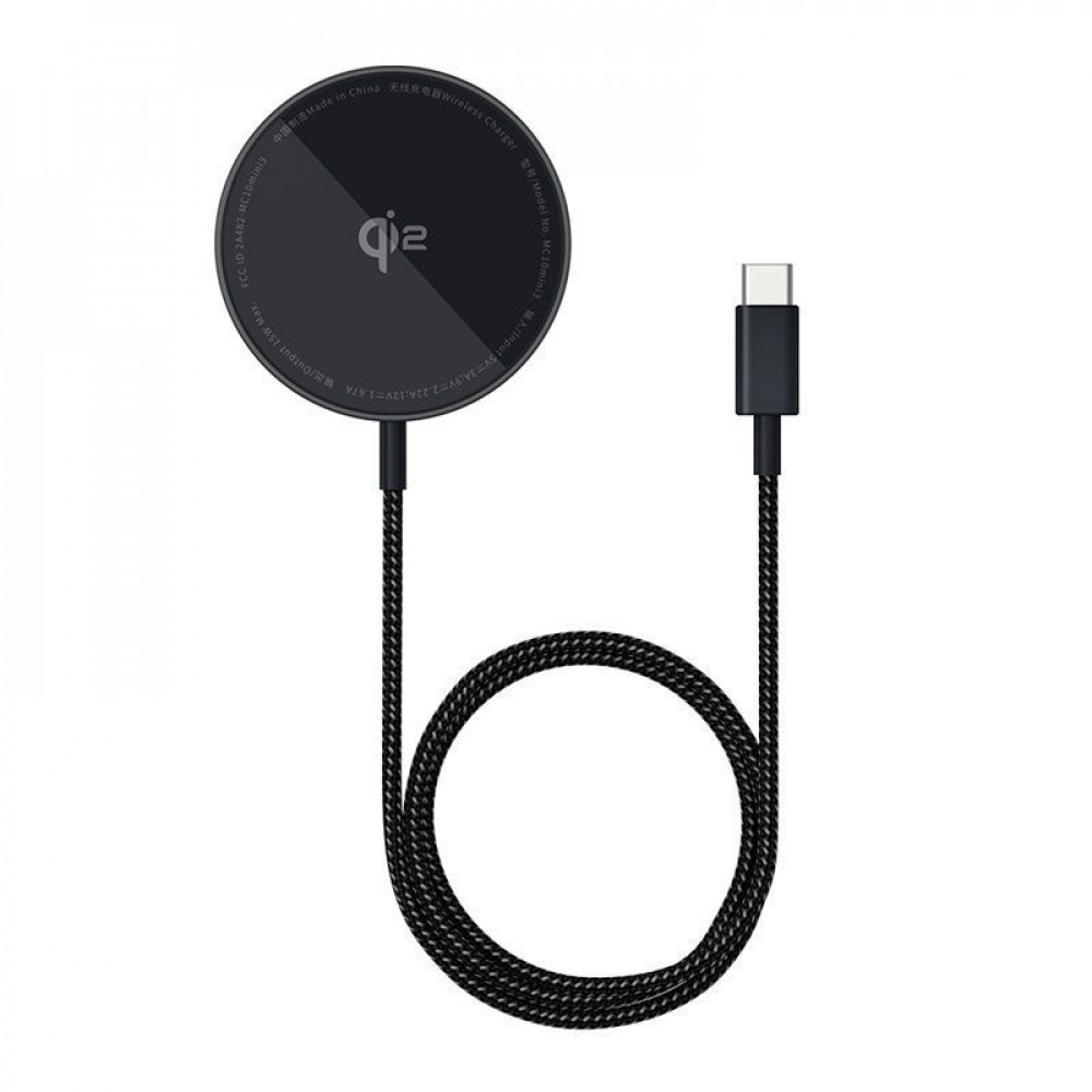 Бездротовий ЗП Baseus Simple Mini4 Air Magnetic Qi2 15W black