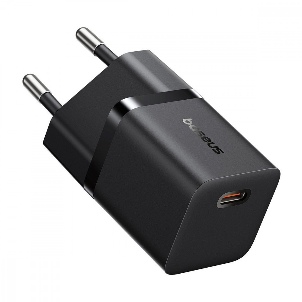 МЗП Baseus GaN5 Mini Fast Charger 25W ( Type-C ) + КабельType-C to Type-C 100W (1m) black