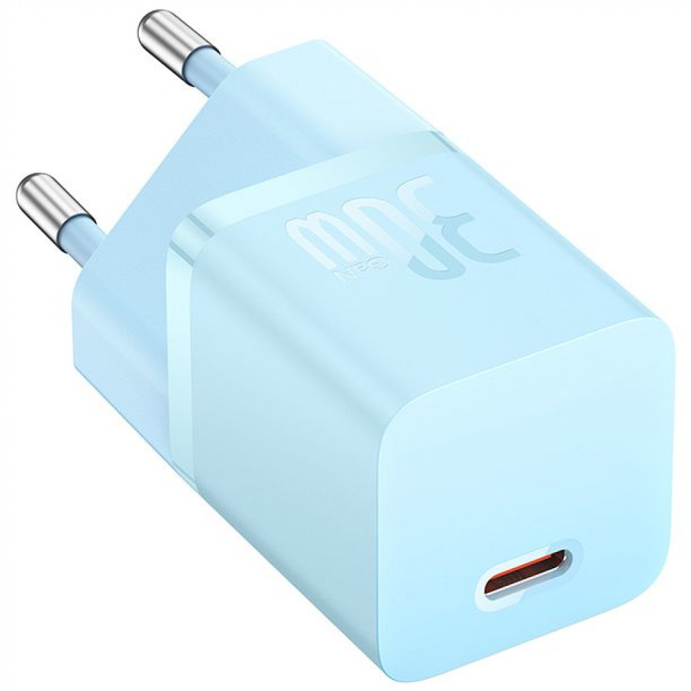 МЗП Baseus GaN5 Mini Fast Charger 30W (Type-C) blue