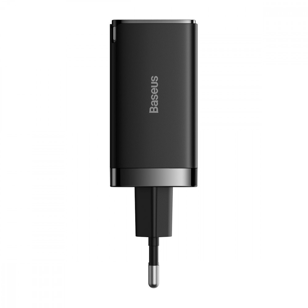 МЗП Baseus GaN5 Pro 65W (2 Type-С+USB ) + Кабель Type-C to Type-C 100W (1m) black