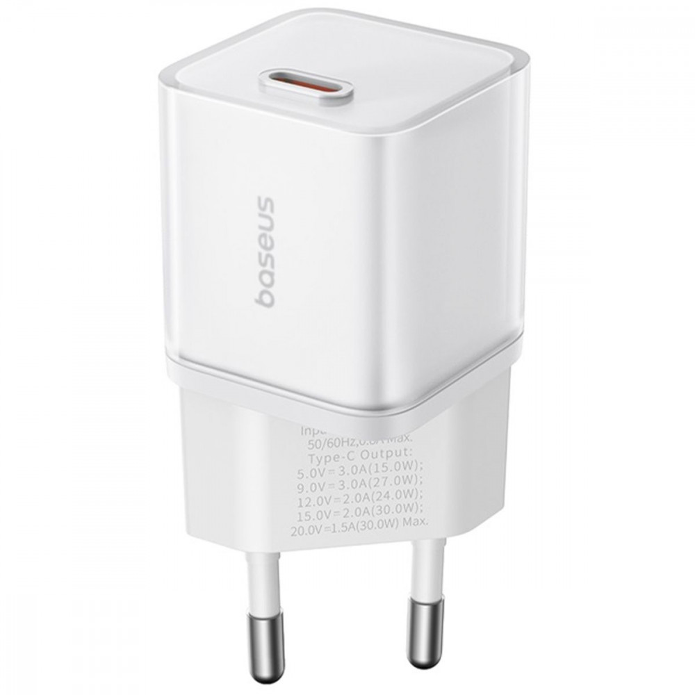 МЗП Baseus GaN5S 30W (Type-C) white