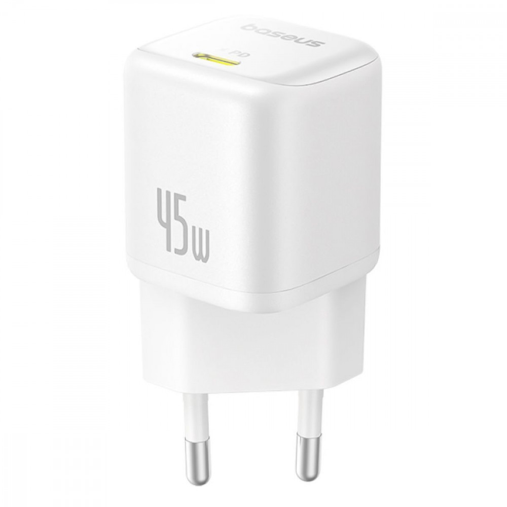 МЗП Baseus PicoGo GaN Fast Charger 45W (Type-C) white