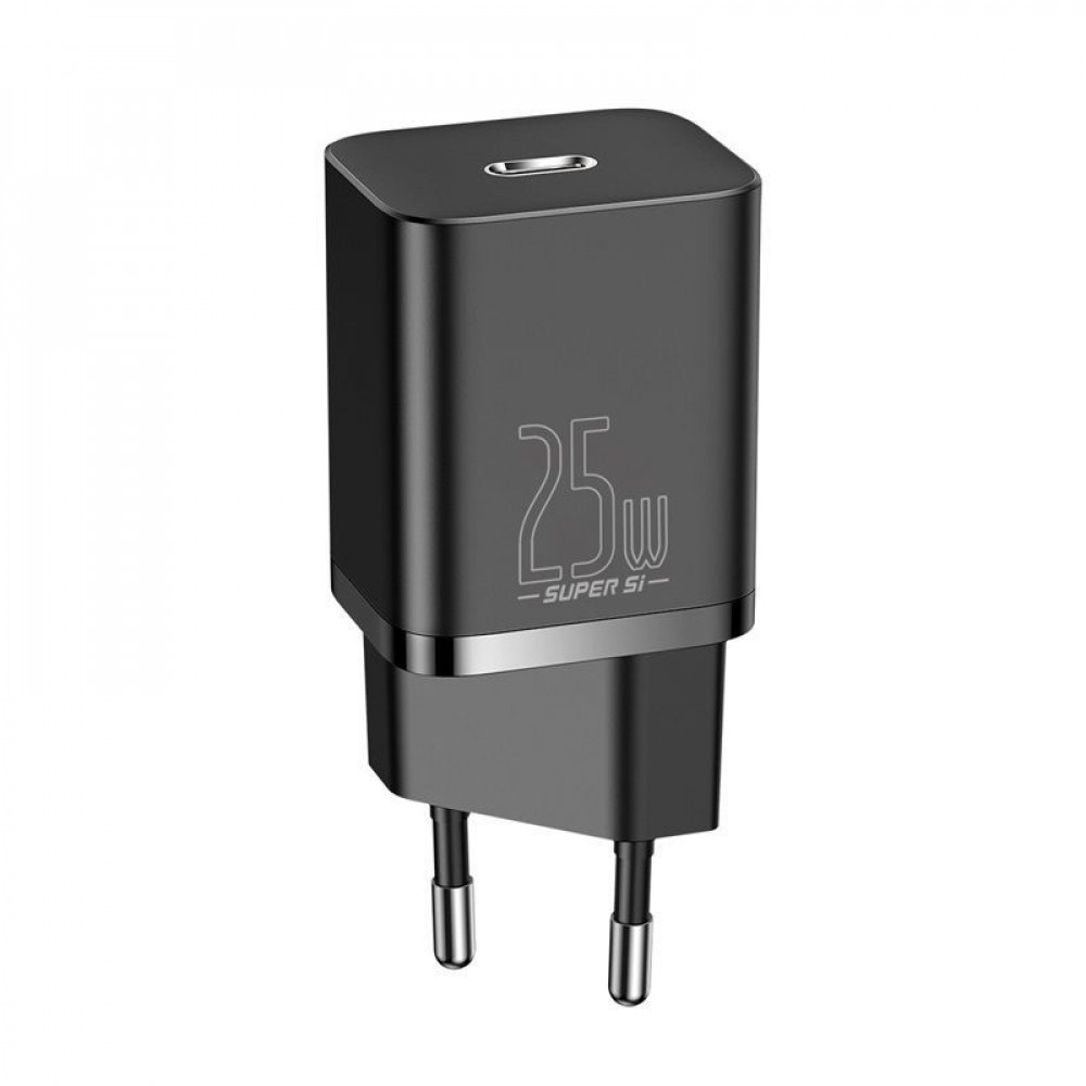 МЗП Baseus Super Silicone Quick Charge Charger 25W (Type-C) black