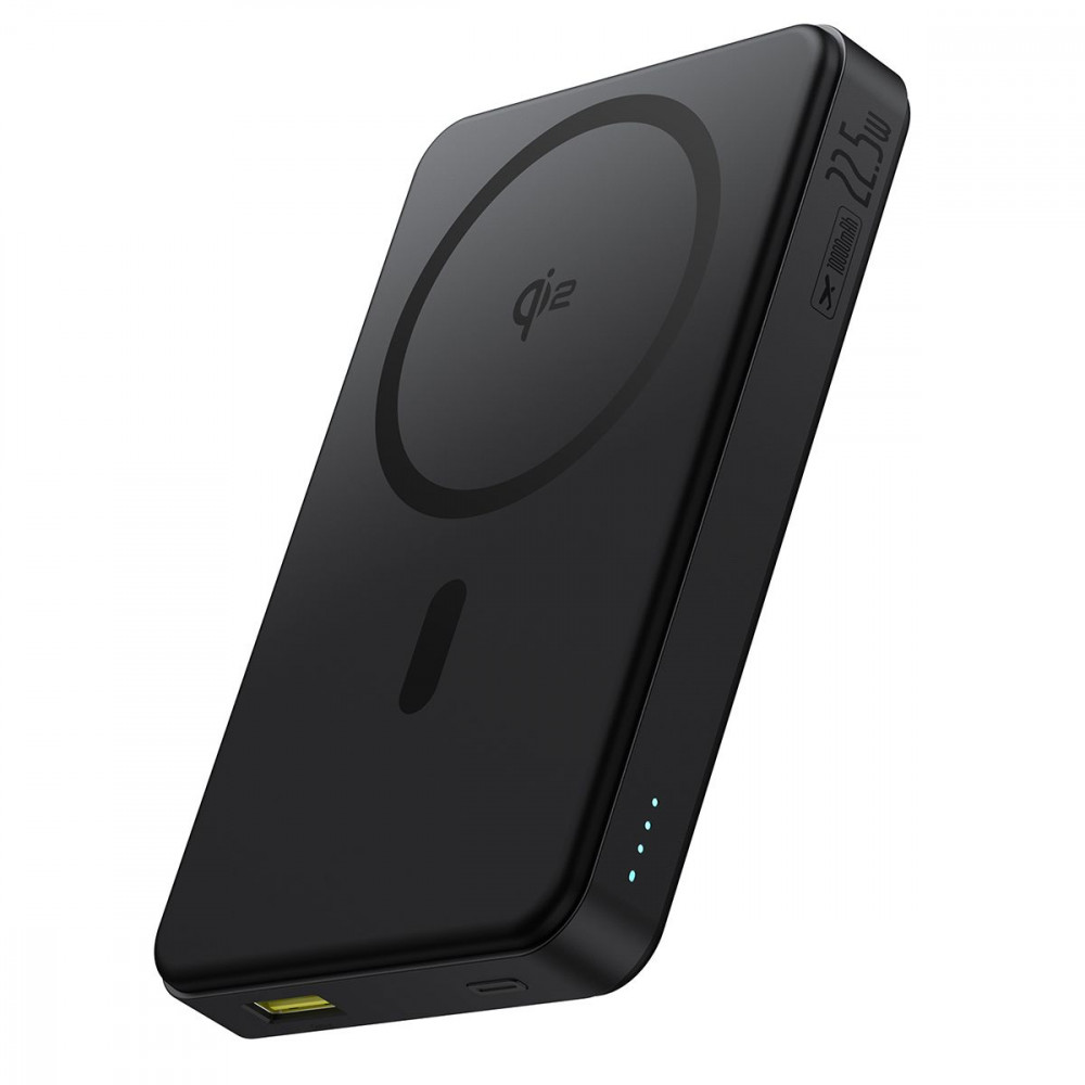 Портативна Батарея Baseus Airpow 2 Qi2 22.5W 10000mAh (With cable Type-C 0.3m) black
