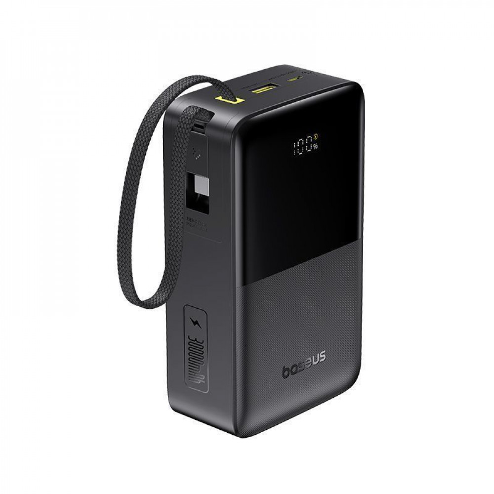 Портативна Батарея Baseus EnerFill Bipow 2 Pro 22.5W 30000mAh black