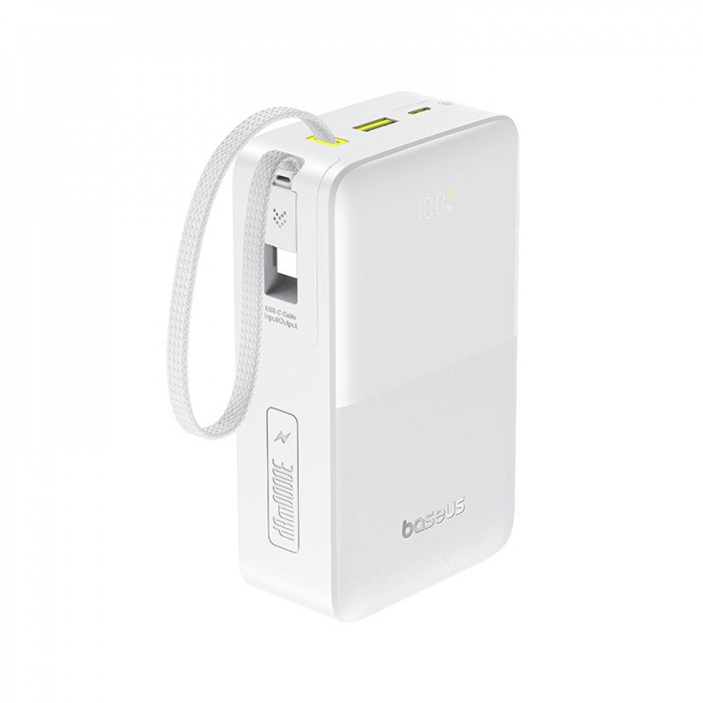 Портативна Батарея Baseus EnerFill Bipow 2 Pro 22.5W 30000mAh white