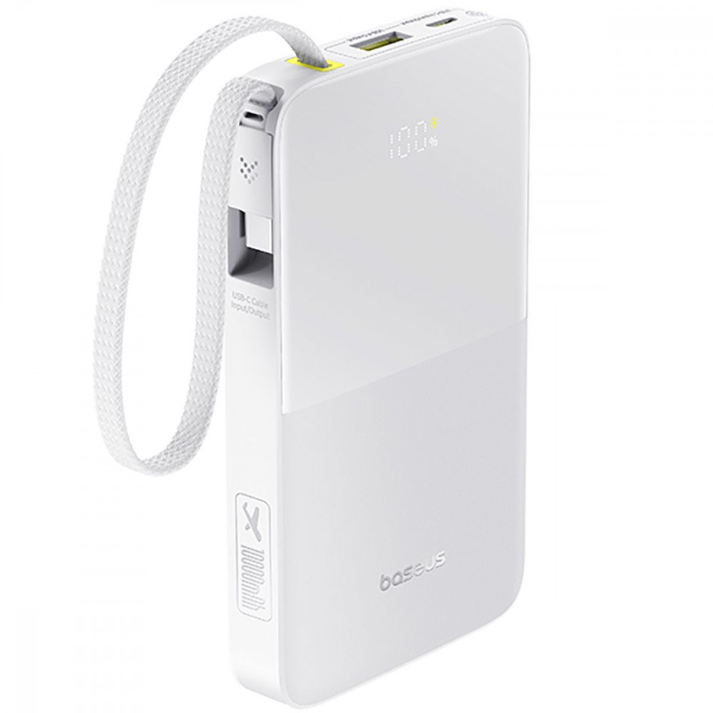 Портативна Батарея Baseus EnerFill Bipow2 Pro 22.5W 10000mAh white