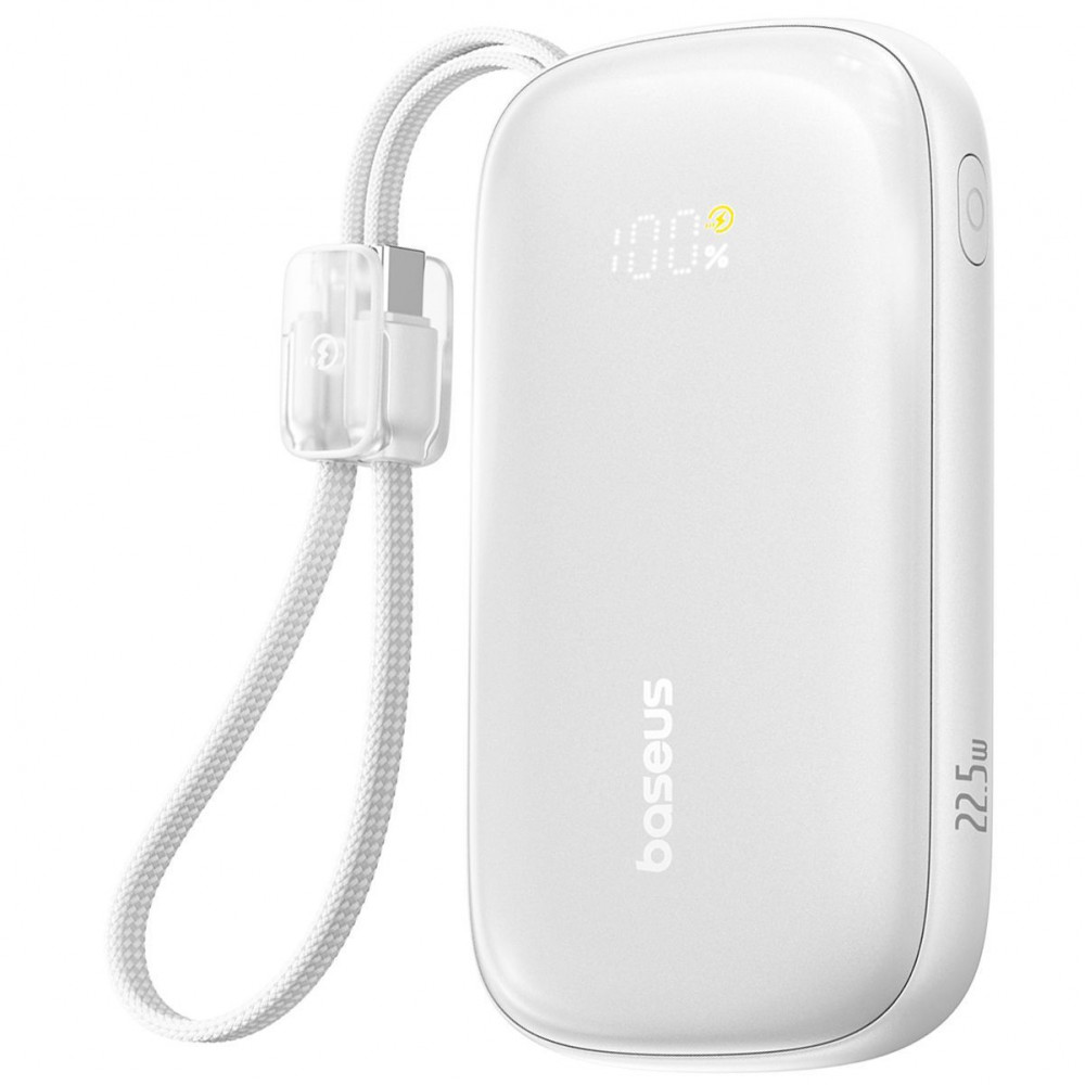 Портативна Батарея Baseus EnerFill Qpow 3 Ultra 22.5W 10000mAh white