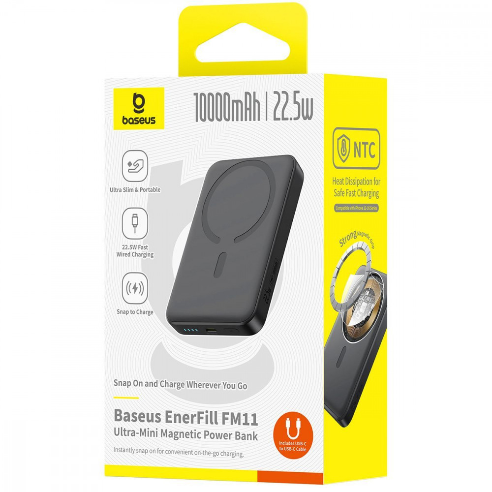 Портативна Батарея Baseus EnerFill Ultra-Mini 22.5W 10000mAh gray