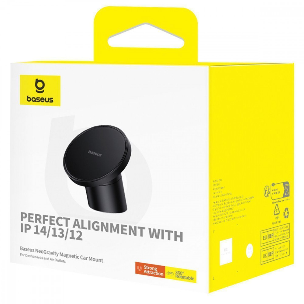 Автомобільний тримач Baseus NeoGravity Magnetic Car Mount black