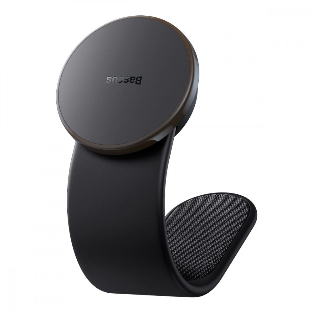 Автомобільний тримач з Бездротовим ЗП Baseus C02 Pro Series Magnetic black