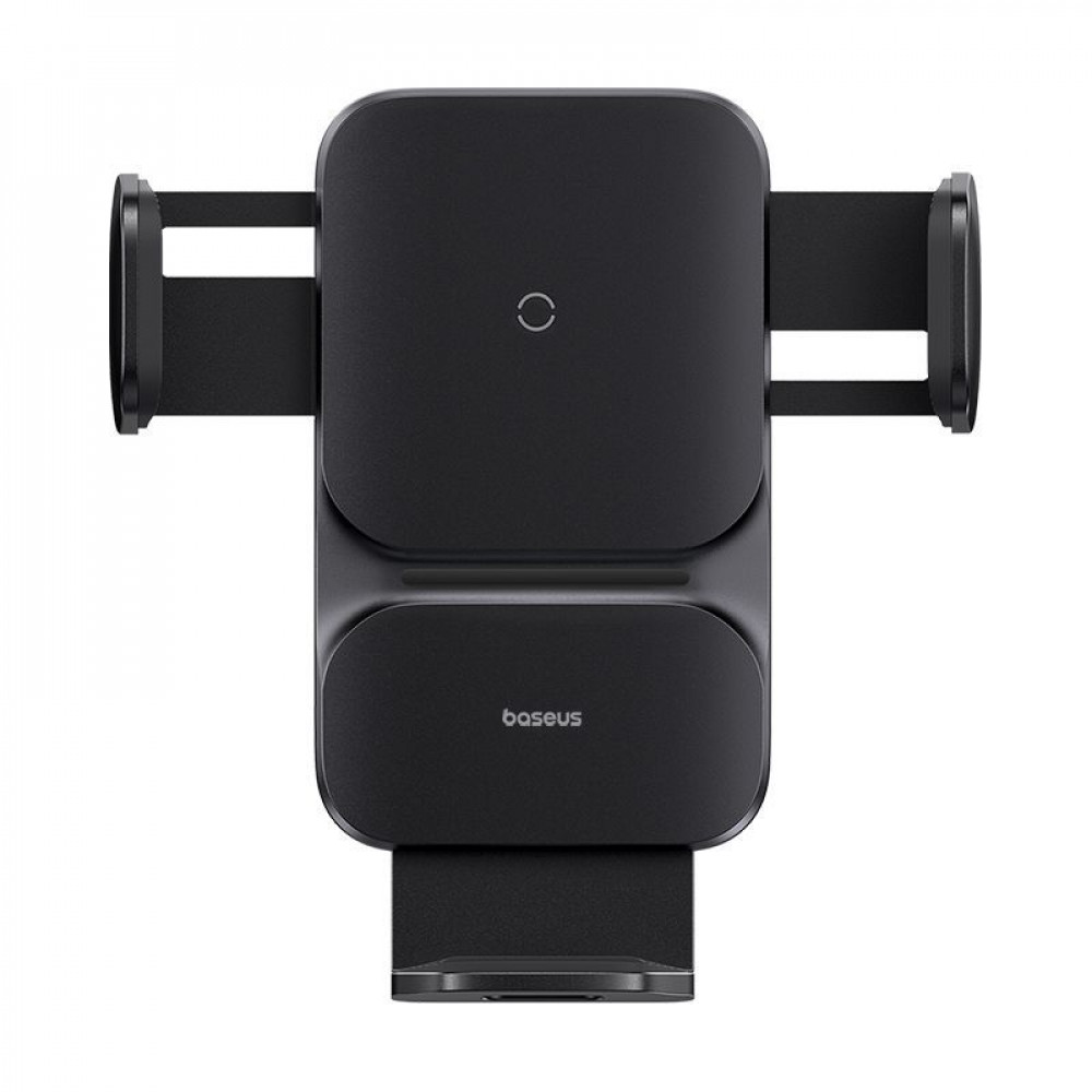Автомобільний тримач з Бездротовим ЗП Baseus Wisdom Auto Alignment 15W black