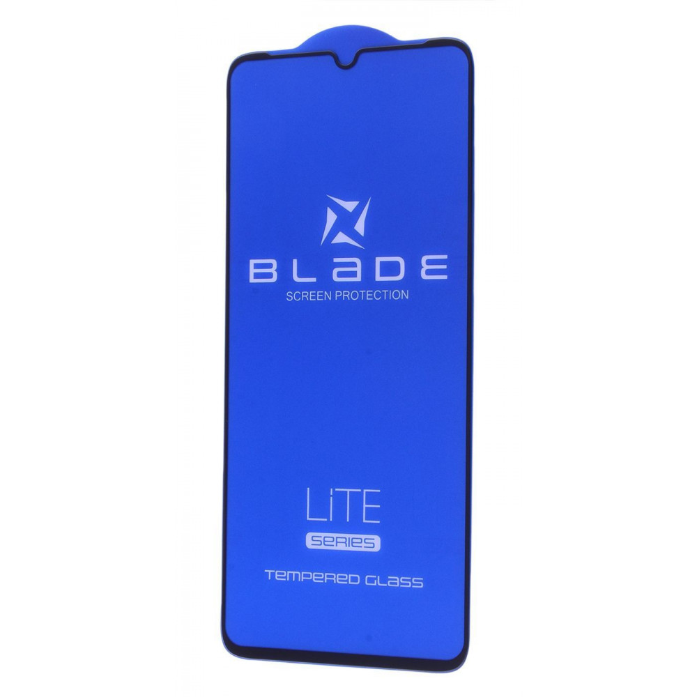 Захисне скло BLADE LITE Series Full Glue Xiaomi Redmi 10C/12C/A3/Poco C40  без упаковки black
