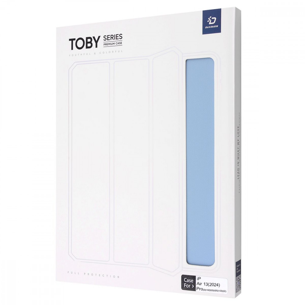 Чохол Dux Ducis Toby Series iPad Air 6 13" (2024/2025) / Pro 12.9" (2018/2020/2021/2022) (With Apple Pencil Holder) blue