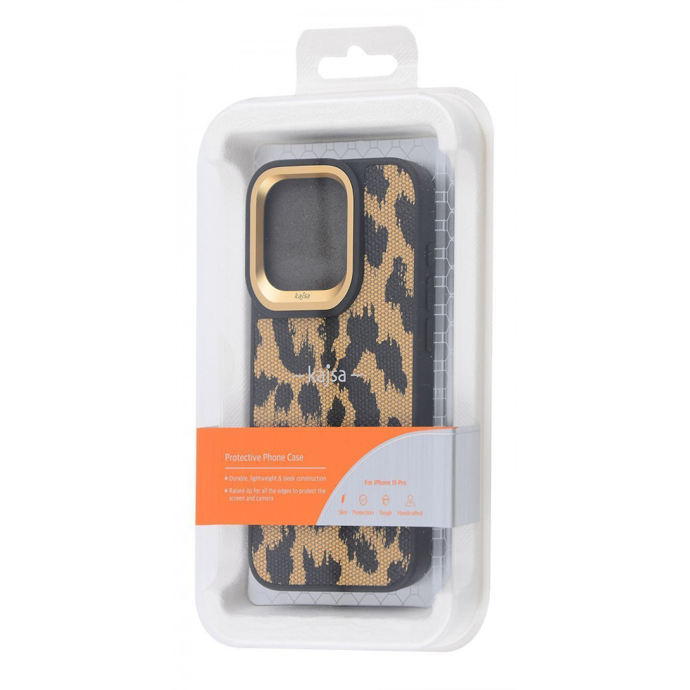 Чохол Kajsa Glamorus Collection iPhone 15 Pro Max silver