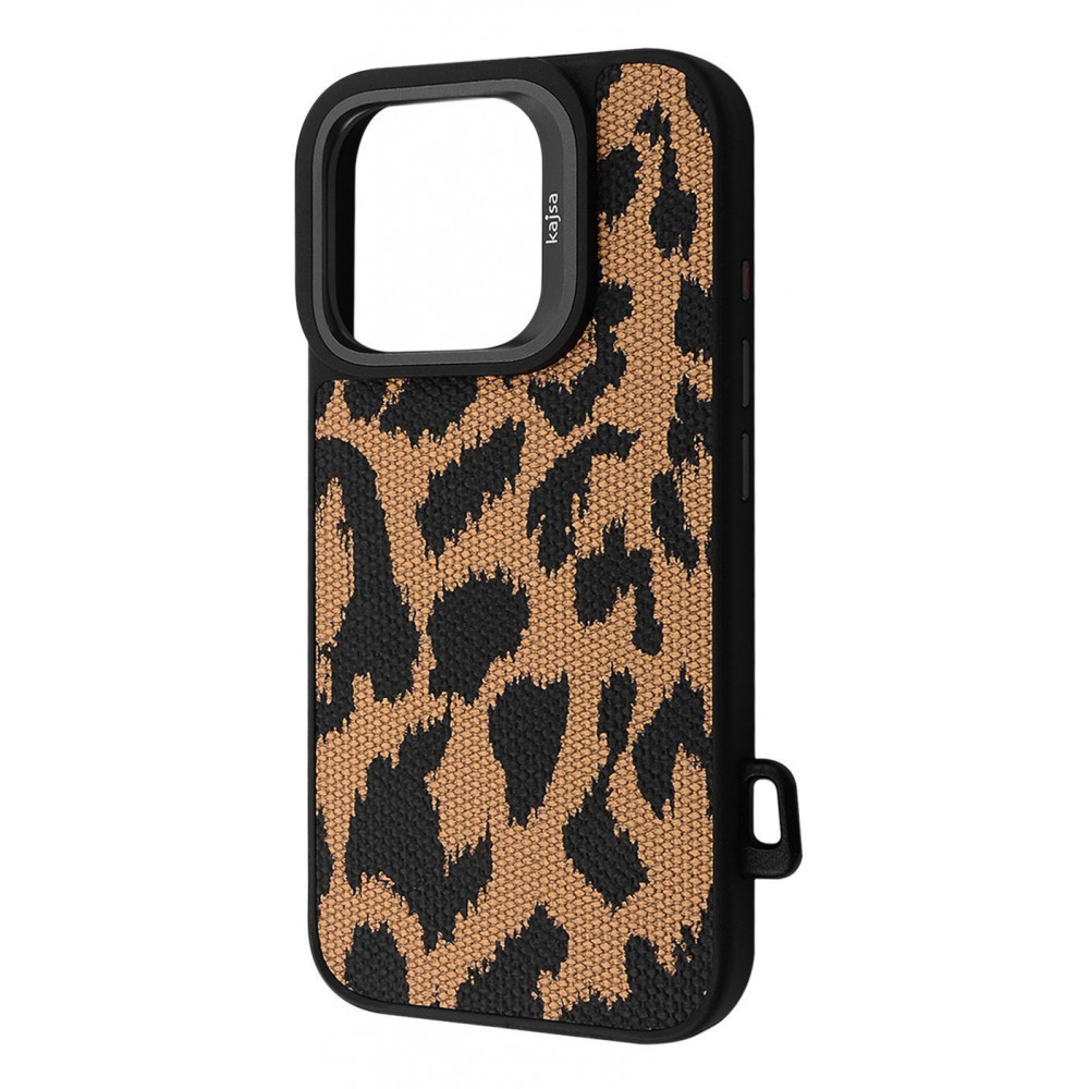 Чохол Kajsa Glamorus Collection with Magnetic Ring iPhone 16 Pro bronze