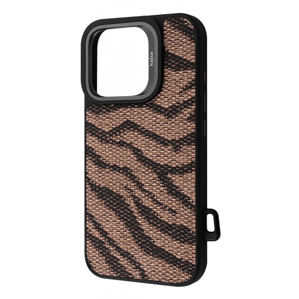 Чохол Kajsa Glamorus Collection with Magnetic Ring iPhone 16 Pro Max silver