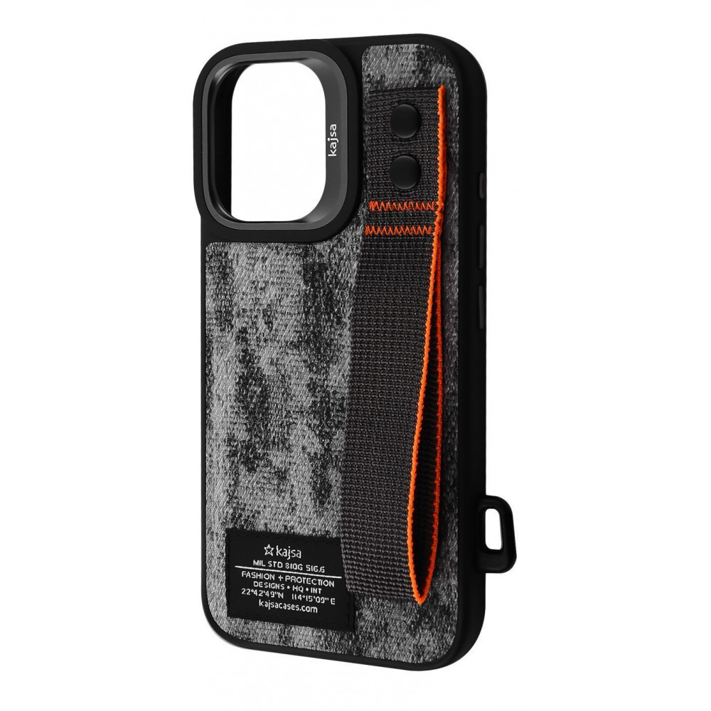 Чохол Kajsa Outdoor Collection Tie Dye with Magnetic Ring iPhone 16 blue