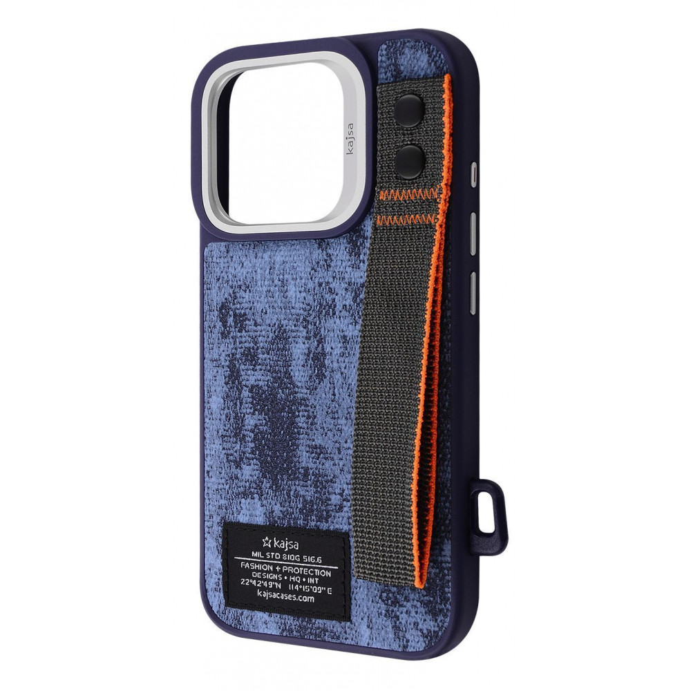 Чохол Kajsa Outdoor Collection Tie Dye with Magnetic Ring iPhone 16 Pro black
