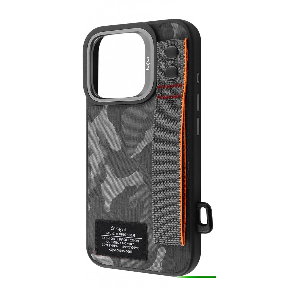 Чохол Kajsa Outdoor Collection with Magnetic Ring iPhone 16 Pro black