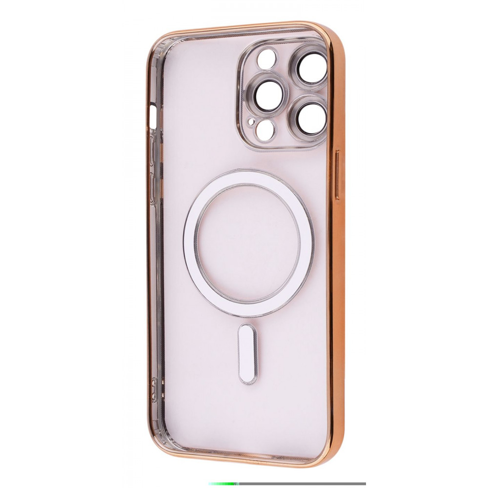 Чохол Metal Matte Case with Magnetic Ring iPhone 14 Pro Max gold
