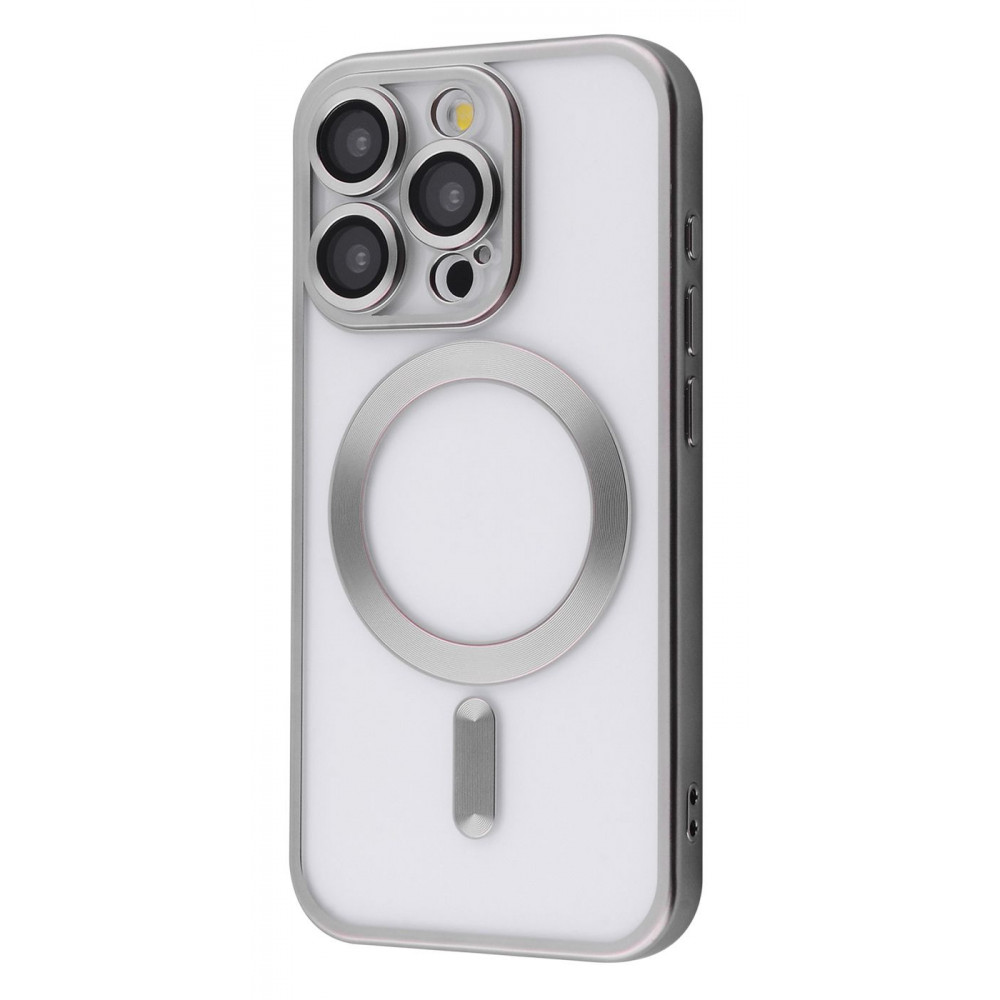 Чохол Metal Matte Case with Magnetic Ring iPhone 15 Pro blue titanium