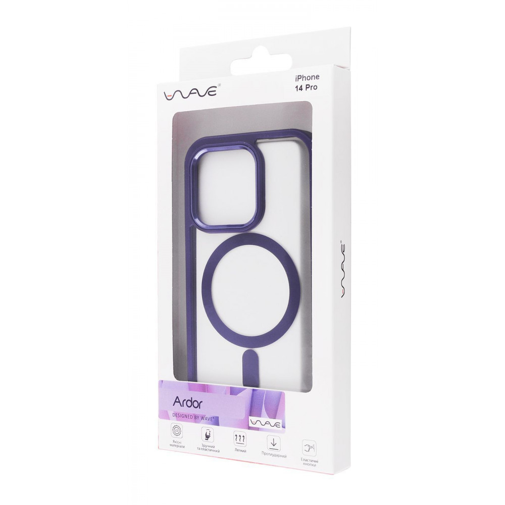 Чохол WAVE Ardor Case with Magnetic Ring iPhone 14 Pro pink