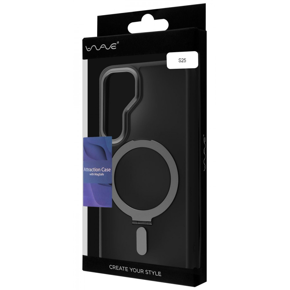 Чохол WAVE Attraction Case with Magnetic Ring Samsung Galaxy S25 blue